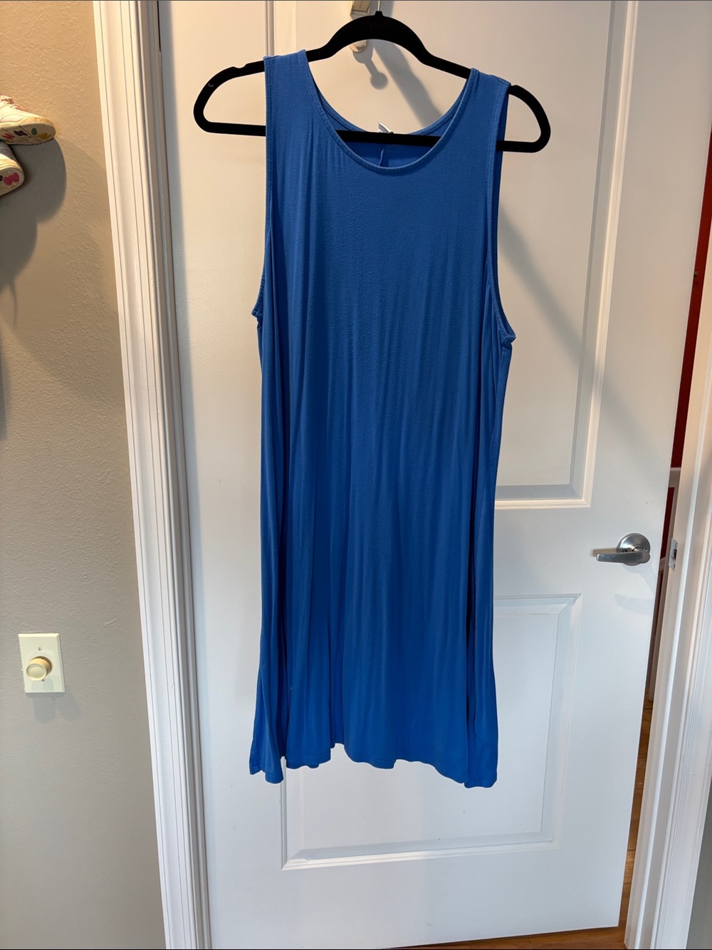 Old Navy Royal Blue Sleeveless Midi swing Dress